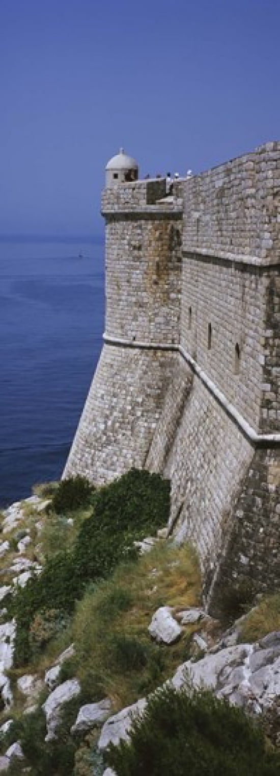 Fortress of St Petar as seen from city wall Dubrovnik Croatia Canvas Art - Panoramic Images (18 x 7)