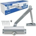 thumbnail image 1 of Fortstrong - Door Closer FS-1306LITE Adjustable Closers for Children & Women Silver, Alloy Steel - Box, 1 of 8