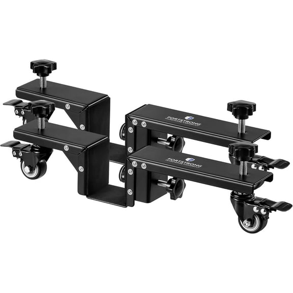 Fortstrong Door Dolly - Dollies Hands-Free Installation Kit for Lifting, Moving, and Installing Doors - Scratch-Free Locking Dollie with Wheels - Locksmith Construction Tool