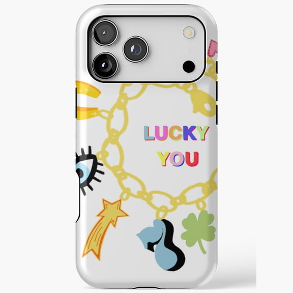 Fortunate You Charms Pattern Design iPhone Case 17 16 15 14 13 12 11 Pro Max