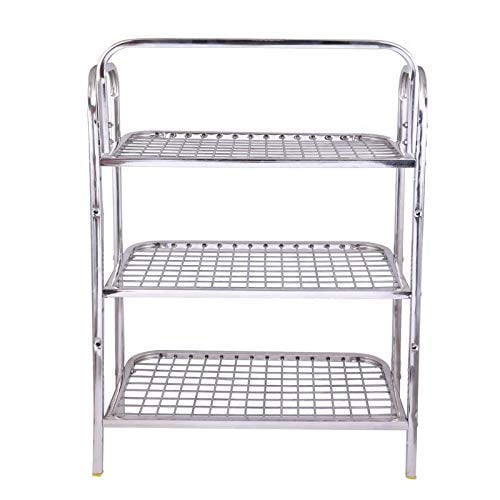 Fortune Blu Stainless Steel Kitchen Rack 3 Tier Wall Mount Utensils ...