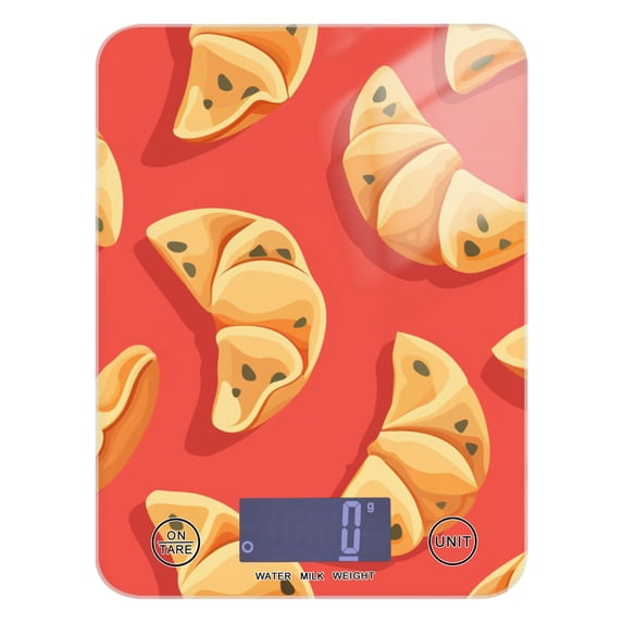 Fortune Cookies Red Food Scale Digital Kitchen Scale Waterproof Grams Ounces lbs for Weight Loss