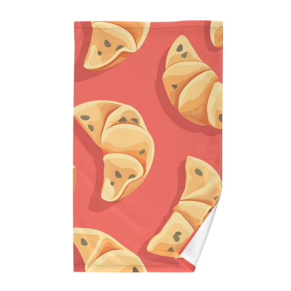 Fortune Cookies Red Hand Towel Cotton Bath Towel Large Face Towels Absorbent for Bathroom Home Hotel
