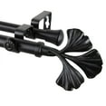 thumbnail image 1 of Fortune Double Curtain Rod 66-120 inch - Black, 1 of 2