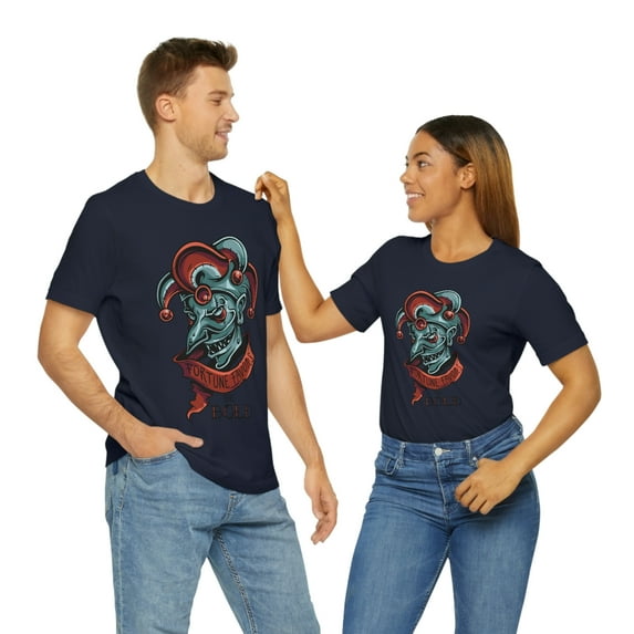 Fortune Favors The Bold Fantasy Design Unisex Jersey Short Sleeve Tee