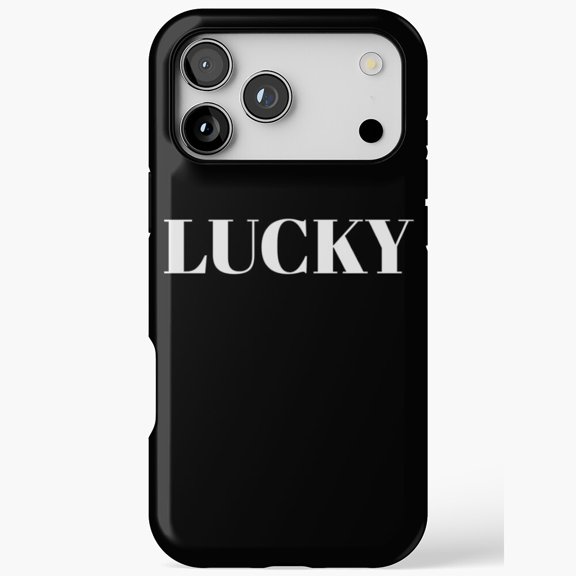 Fortune Gift Typography Art Design iPhone Case 17 11 12 13 14 15 16 Pro Max