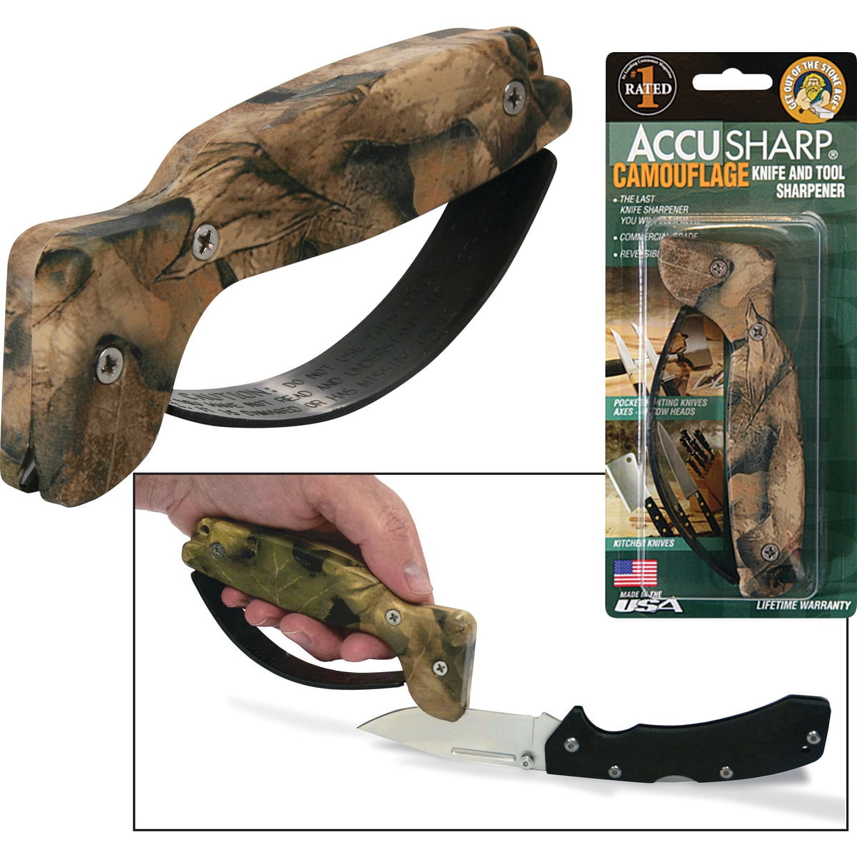 Fortune Products 005 AccuSharp Camouflage Knife Sharpener