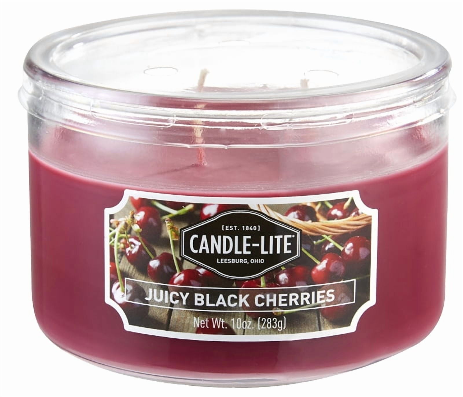 Fortune Products Candle-Lite Black Cherry Jar Candle (Set of 4)