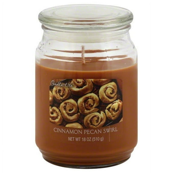 Fortune Products Candle-Lite Cinnamon and Pecan Terrace Jar Candle (Set of 2)