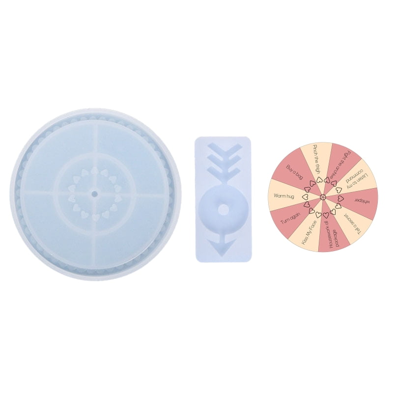 Fortune Roulette Spinning Game Making Mold Silicone Resin Casting Mold