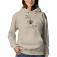 thumbnail image 1 of Fortune Teller  Design Hoodie Women -Image by Shutterstock, Female x-Large, 1 of 4