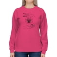 thumbnail image 1 of Fortune Teller Design Sweatshirt Women - Women Sweatshirt, Small, 1 of 4