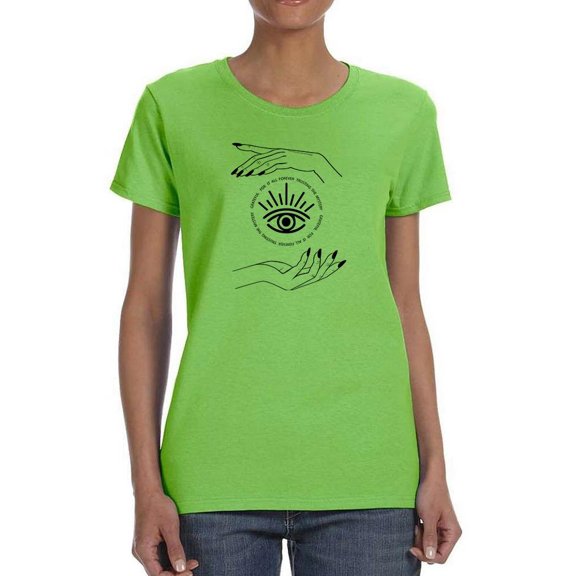 Fortune Teller  Design T-Shirt Women -Image by Shutterstock, Female Large