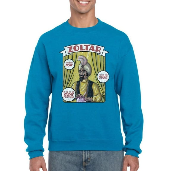 Fortune Teller Graphic Tee, Zoltar Men's Sweatshirt