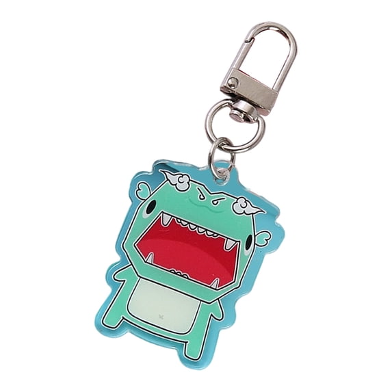 Fortunes Dragon Key Rings Accessory Bright Acrylic Artwork Convenient 2cmx5cm Design For Gifts Individual Belongings