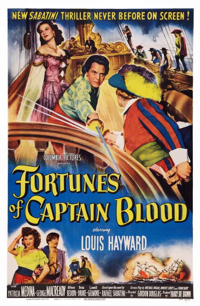 Fortunes Of Captain Blood U Canvas Art - (24 x 36)