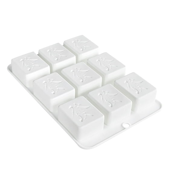 Fortunes Symbol Silicone Baking Molds 4/9 Cavities Multiple Use Cake Chocolate Maker Cultural Decoration Kitchen Essential