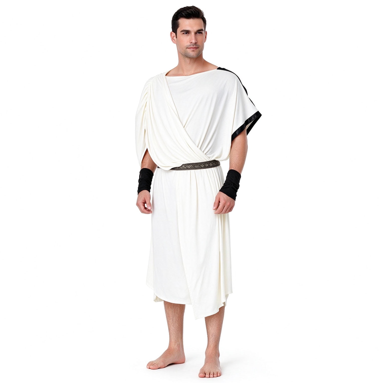 Sncvient Robe Fortwear Ancient Greek Roman Couple Costume, Adult Toga Robe & Greek ...