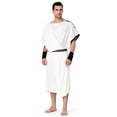 Sncvient Robe Fortwear Ancient Greek Roman Couple Costume, Adult Toga Robe & Greek ...