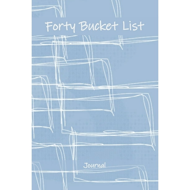 Forty Bucket List Journal 40 Year Old Gifts 40th Birthday Gift for
