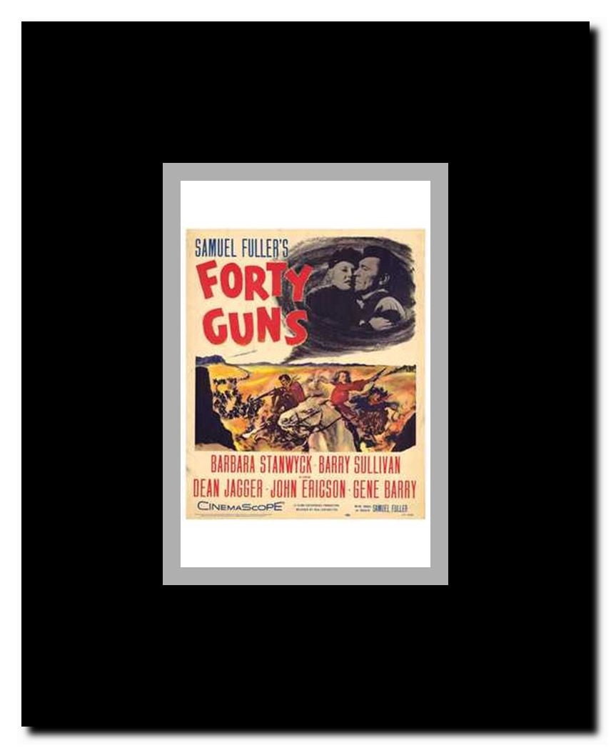 Forty Guns Framed Movie Poster