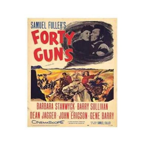 Forty Guns Movie Poster - 11 x 17 in.