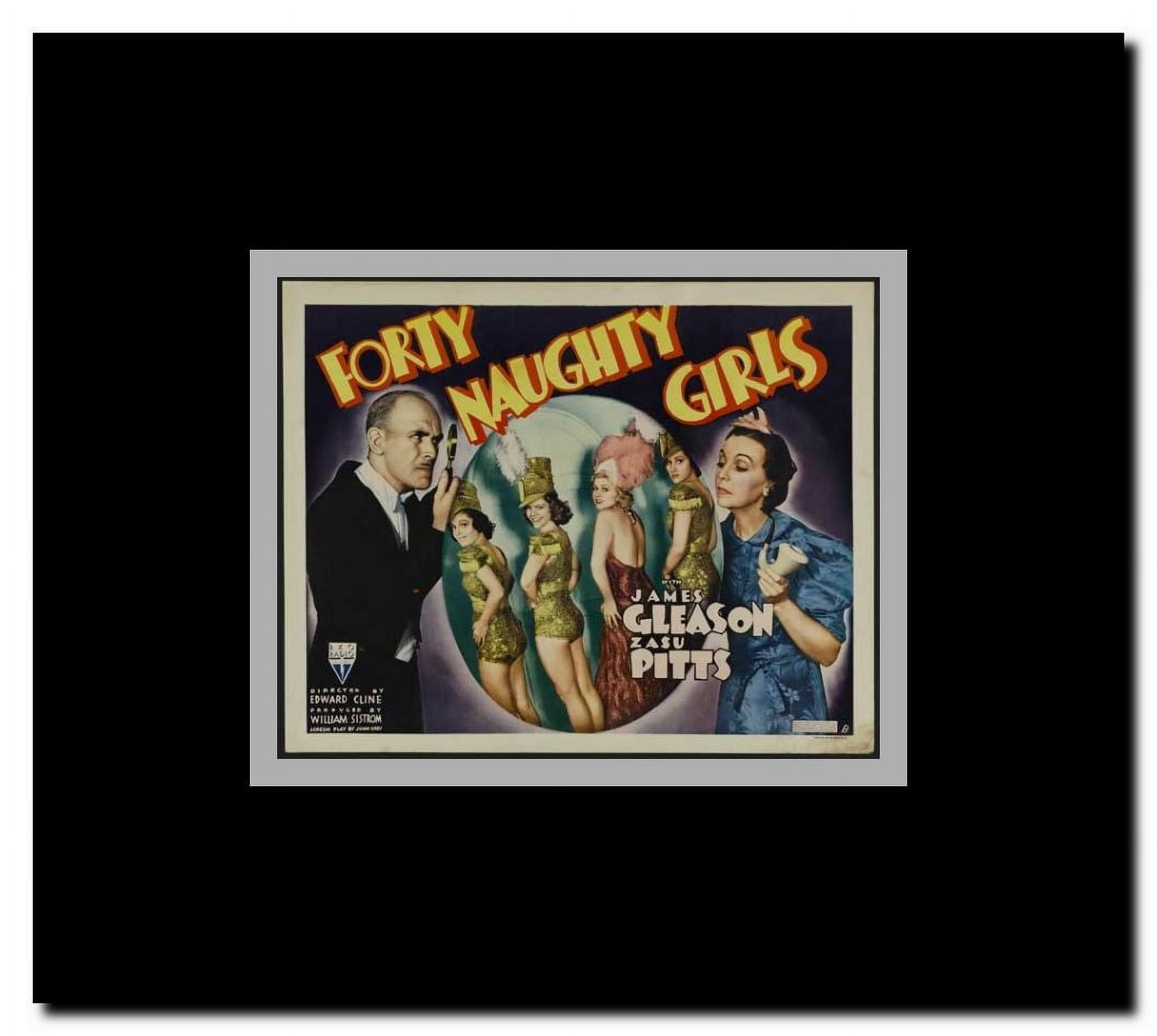 Forty Naughty Girls Framed Movie Poster