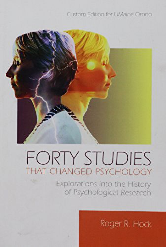 Forty Studies That Changed Psychology, PreOwned Paperback 1256814261