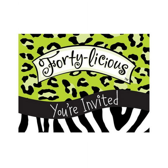 Forty-licious Invitation