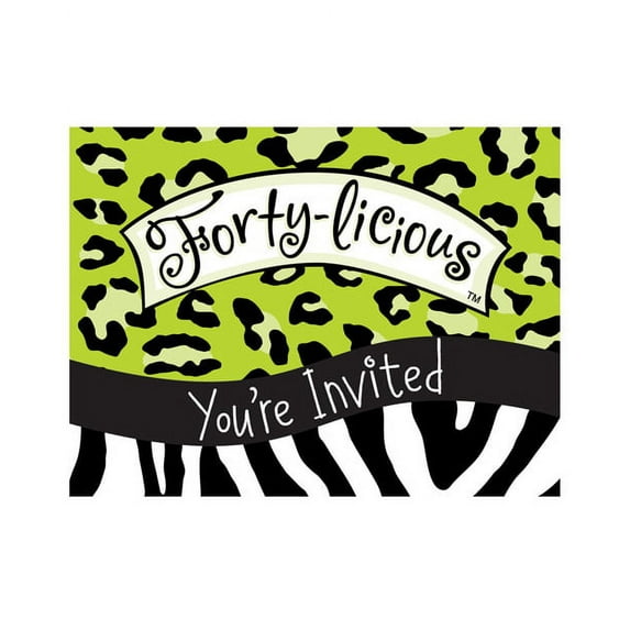 Forty-licious Invitation