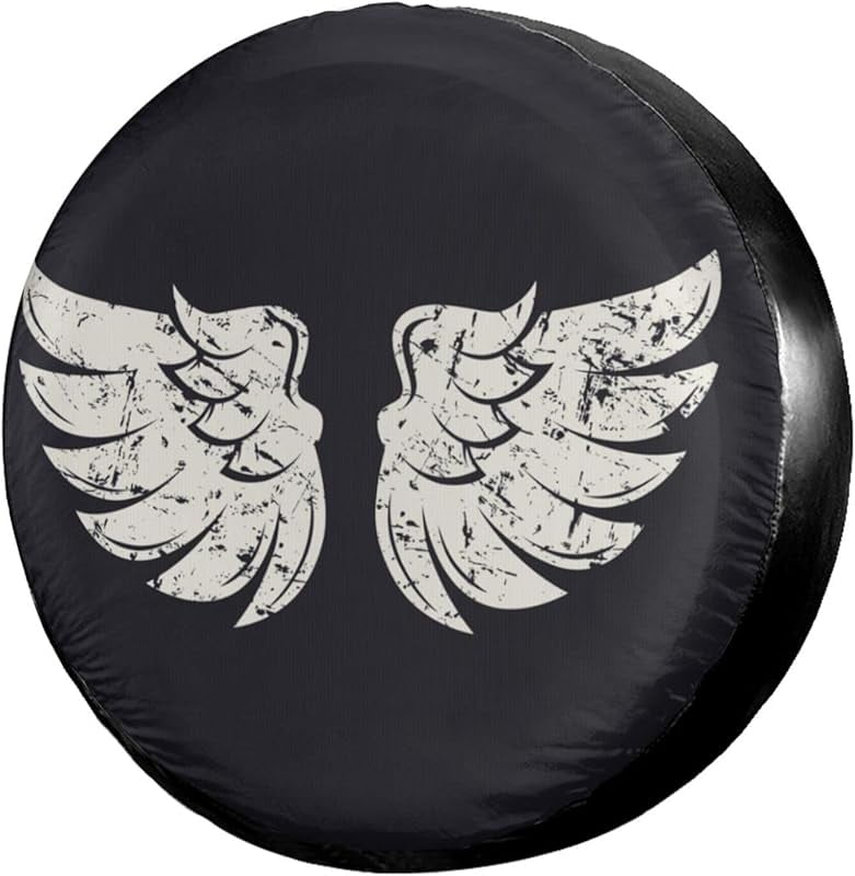 American Flag Eagle Spare Tire Cover - Dust Proof 17 Inch For RV, SUV & Trailers