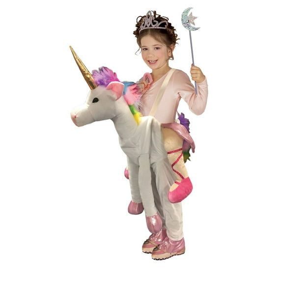 Girls Ride On Unicorn Costume