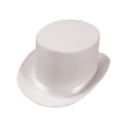 thumbnail image 1 of Satin (White) Adult Top Hat, 1 of 2