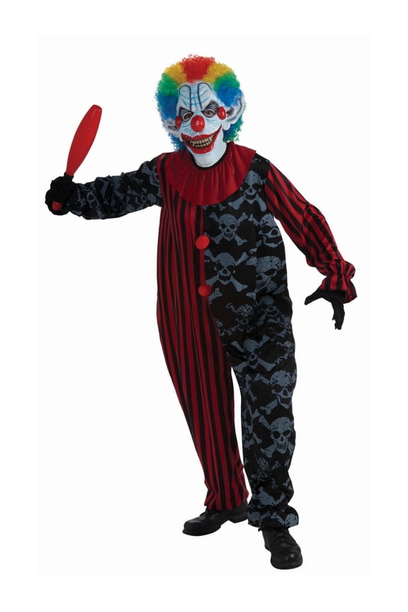 Creepo The Clown Men's Halloween Fancy-Dress Costume for Adult, One Size
