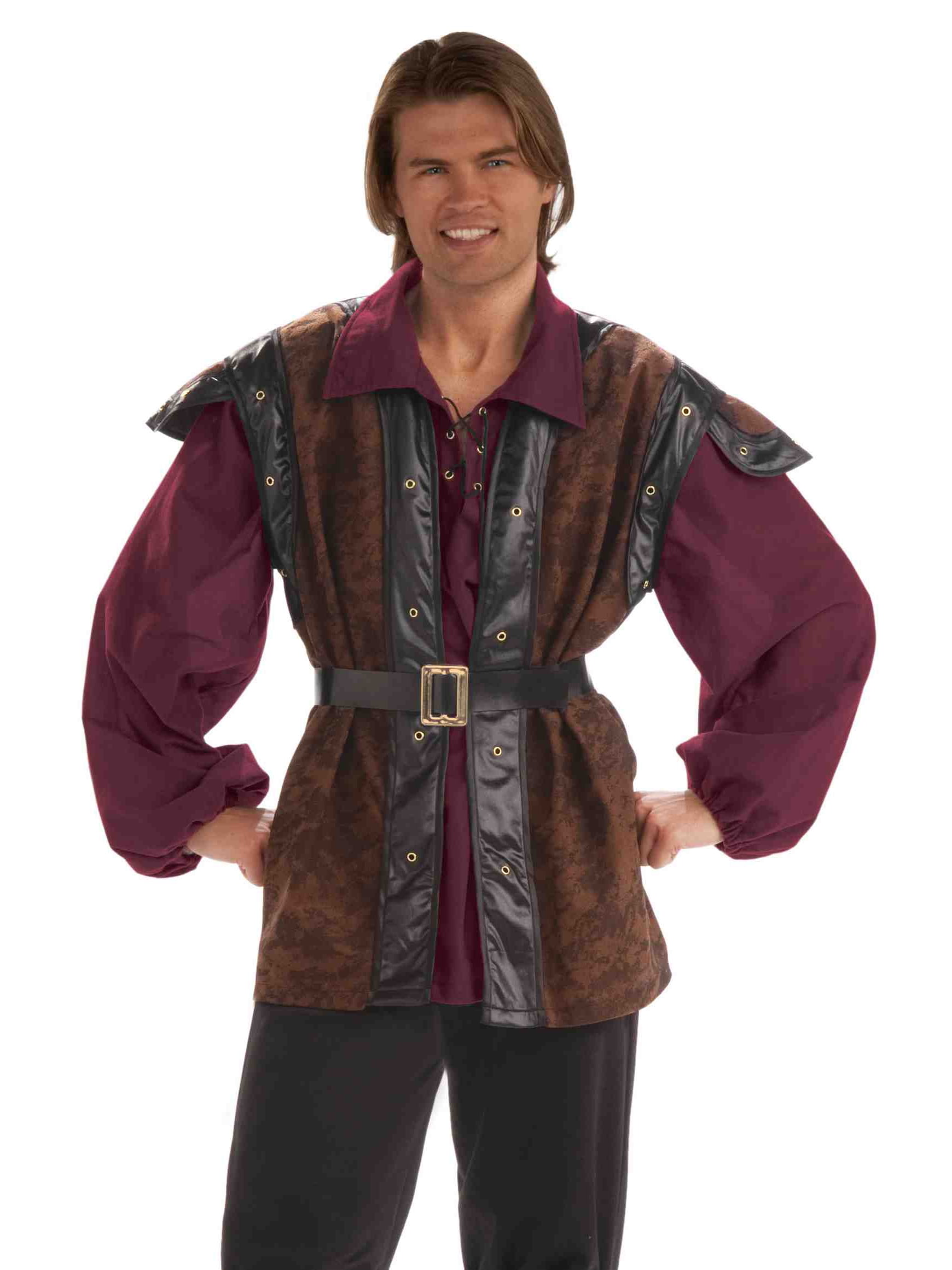 Forum Men's Medieval Mercenary Shirt Costume - One Size Fits Most ...