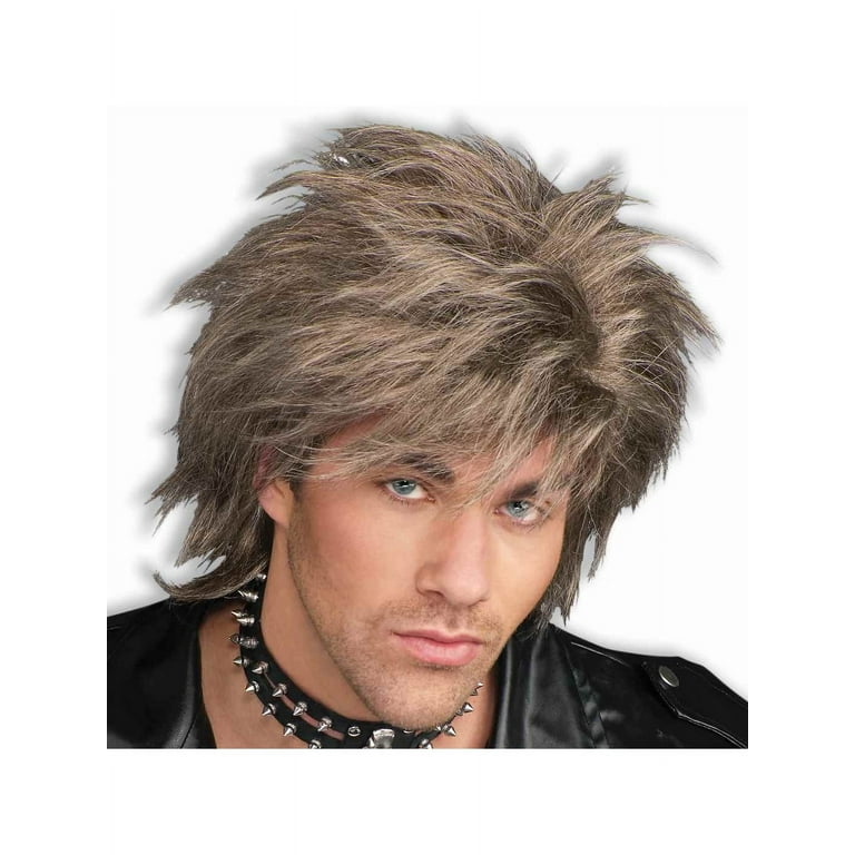 80s Rock Idol Blonde Wigs Unisex 80s Rock Idol Blonde Wigs Unisex