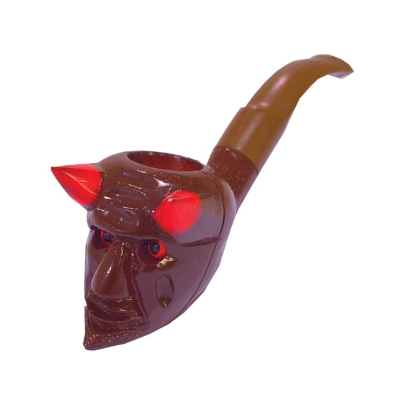 Adult Demon Devil Face Costume Accessory Novelty Pipe