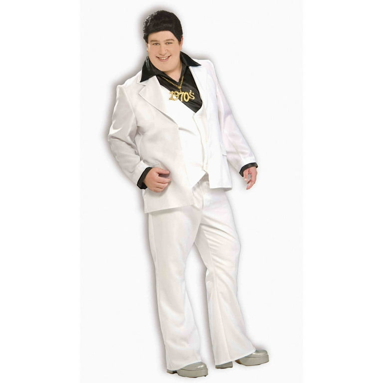 1970s White Disco Suit Adult Costume 1970s White Disco Suit Adult Costume