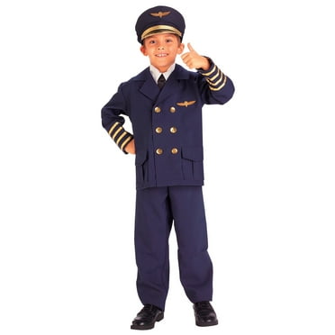 Rubies Airline Pilot Costume for Kids, Boys Medium