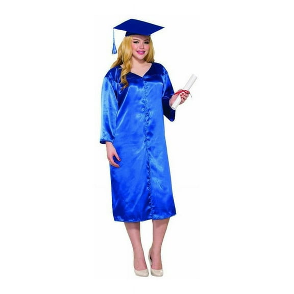 Blue Graduation Adult Robe - One-Size