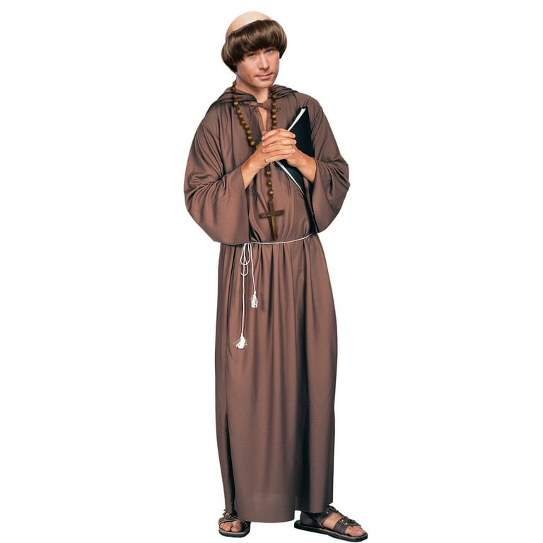 Monk Costume Adult Brown Monk Costume Adult Brown