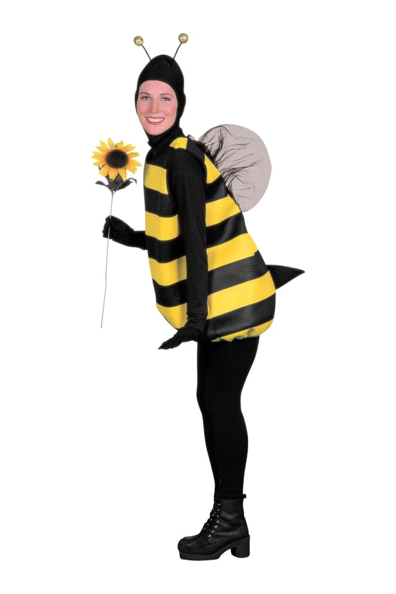 Buzzing Bumble Bee Costume for Adults, Unisex One Size