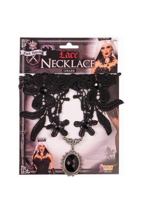 Dark Royalty Lace Collar Costume Necklace