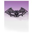 thumbnail image 1 of Forum Novelties Deluxe Costume Black Sheer See Through Venetian Carnival Bat Mask, 1 of 2