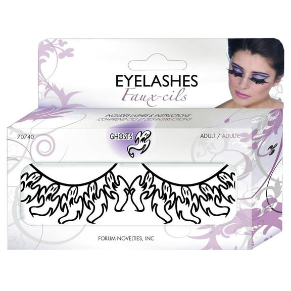 Forum Novelties Ghost Costume Paper Eyelashes One Size Unisex