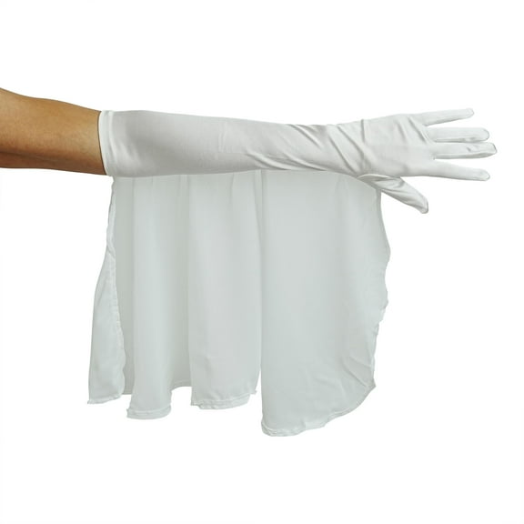 Forum Novelties Ghost White Flutter Costume Gloves Adult One Size Unisex
