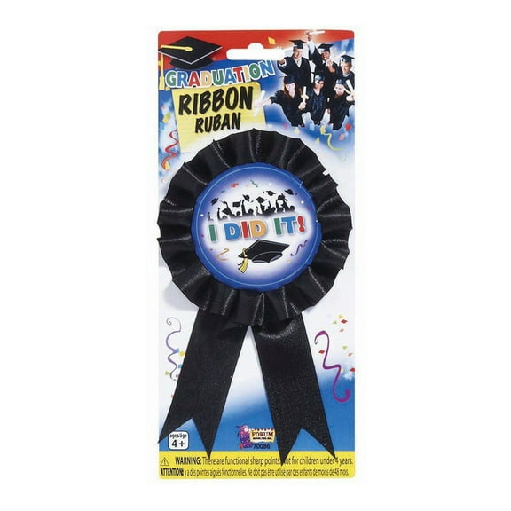 Graduation I DID IT Winner Ribbon Award Accessory