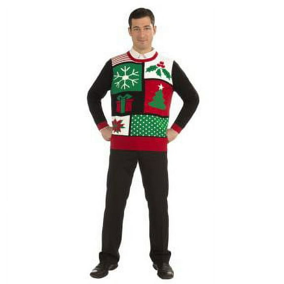 Forum Novelties Jolly Holiday Ugly Christmas Sweater Adult X-Large Unisex