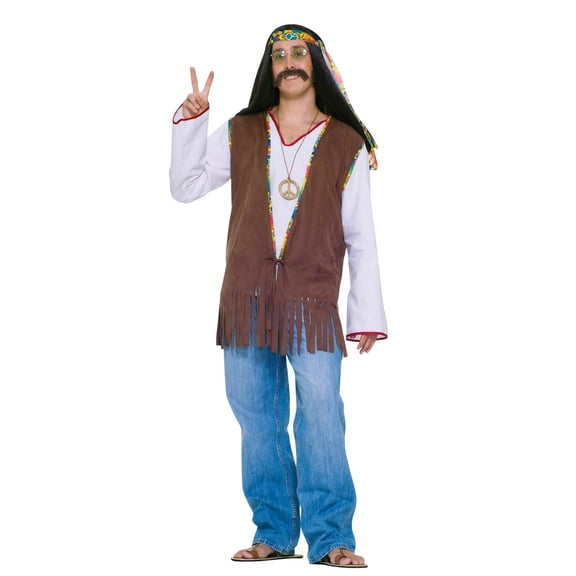 Mens Hippie Vest Costume