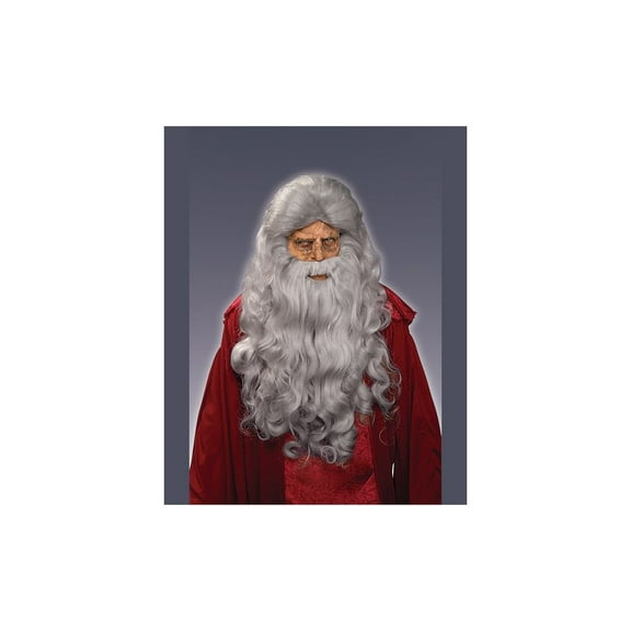 Grey Moses Wig & Beard Adult Costume Set